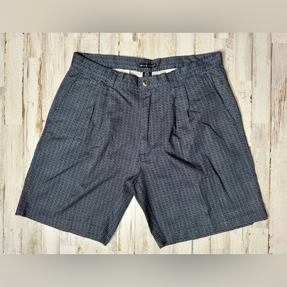 Nike Other - Nike Golf Shorts Mens 36 Tennis Boat Yacht Vtg 80s 90s Y2K Grey Black Cotton